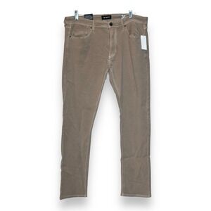 Blank NYC Men's Wooster Slim Fit Pants Brown Size 36"x32" Stretch New $98